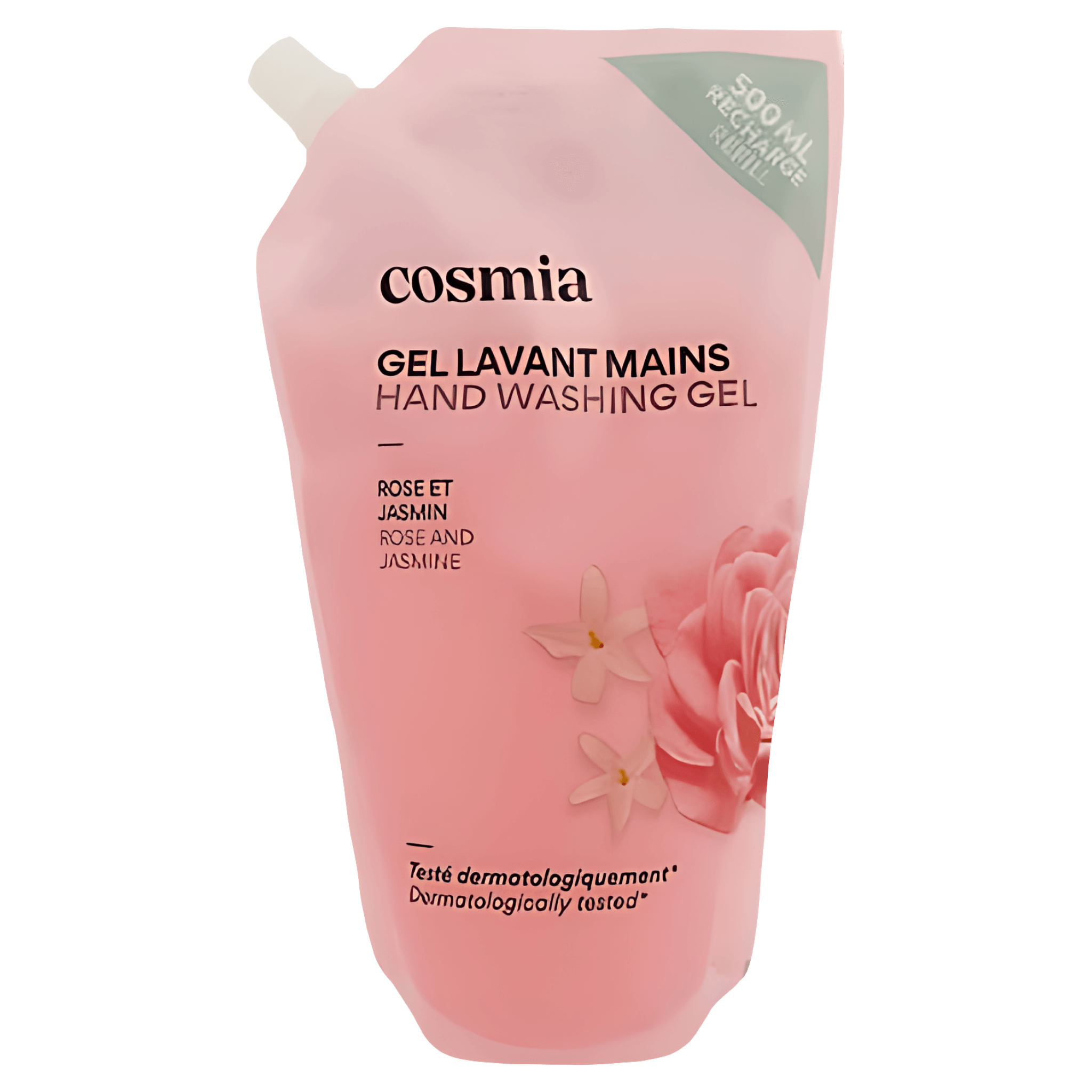 Rezerva sapun lichid cu parfum de trandafiri si iasomie Cosmia, 500 ml
