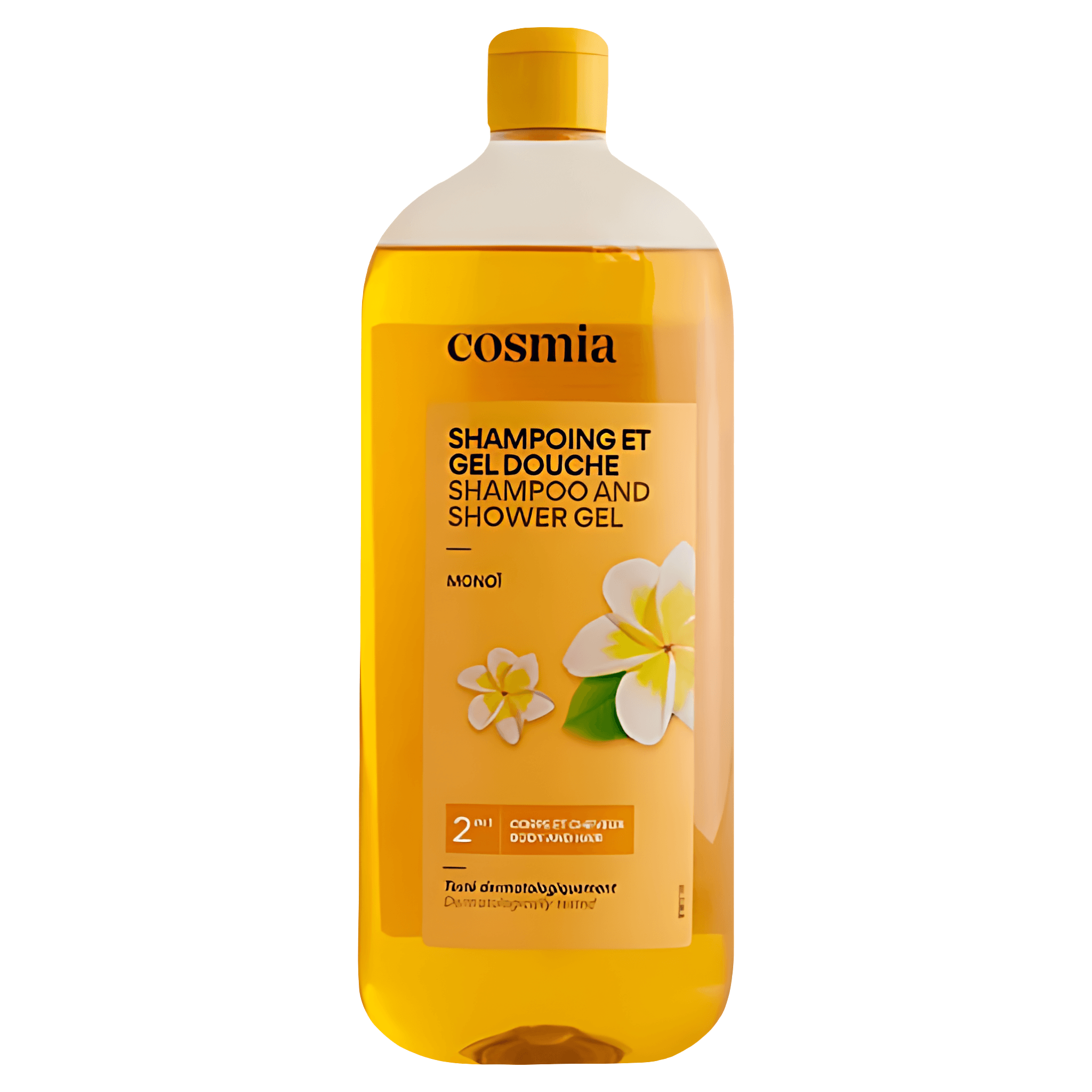 Sampon si gel de dus Cosmia, cu ulei de monoi, 750 ml