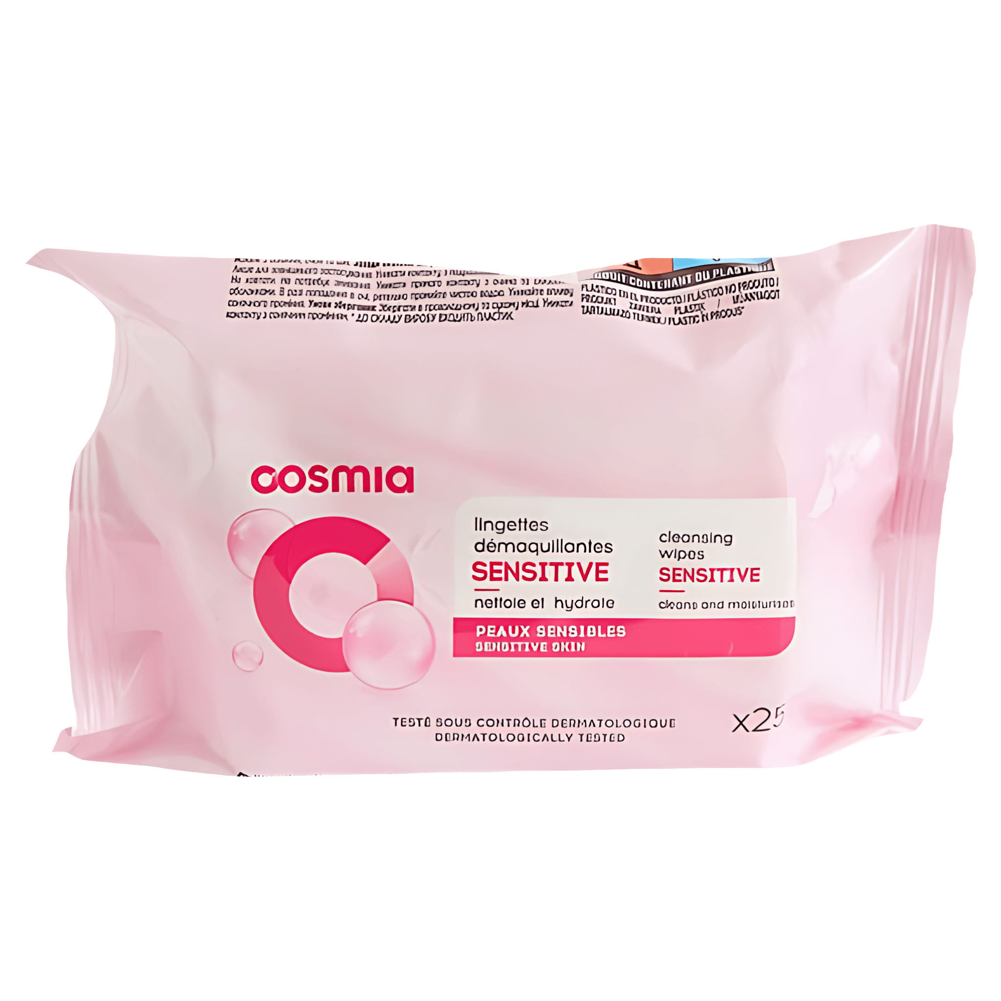 Servetele demachiante Cosmia Sensitive 25 bucati
