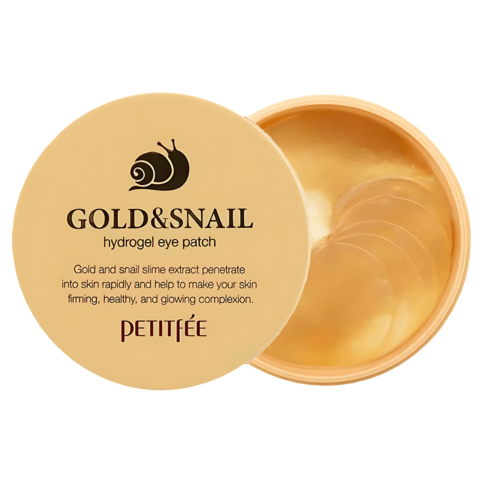 Plasturi de hidrogel Petitfee cu aur si melc, 60 bucati