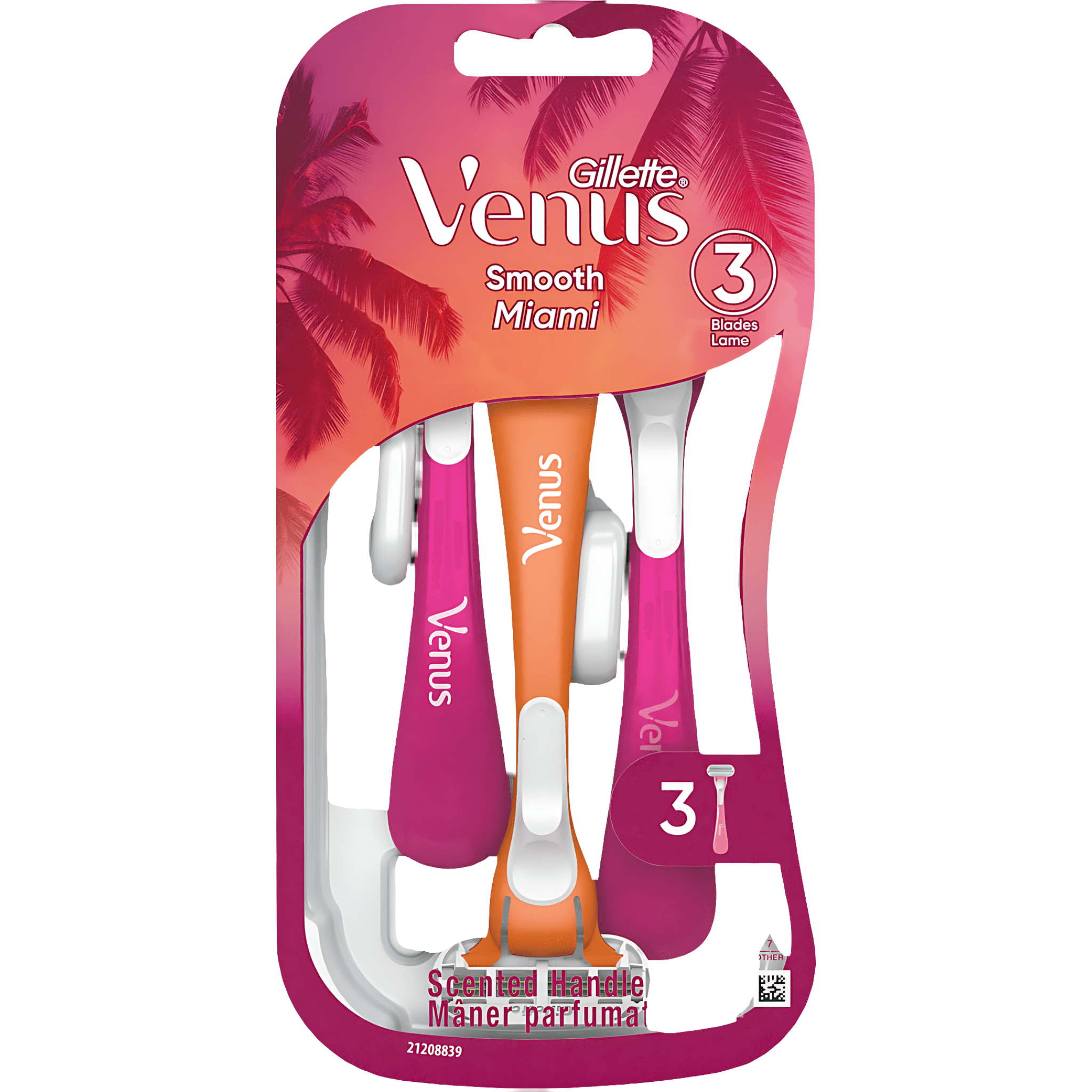 Aparat de ras de unica folosinta Gillette Venus Smooth Miami, 3 bucati