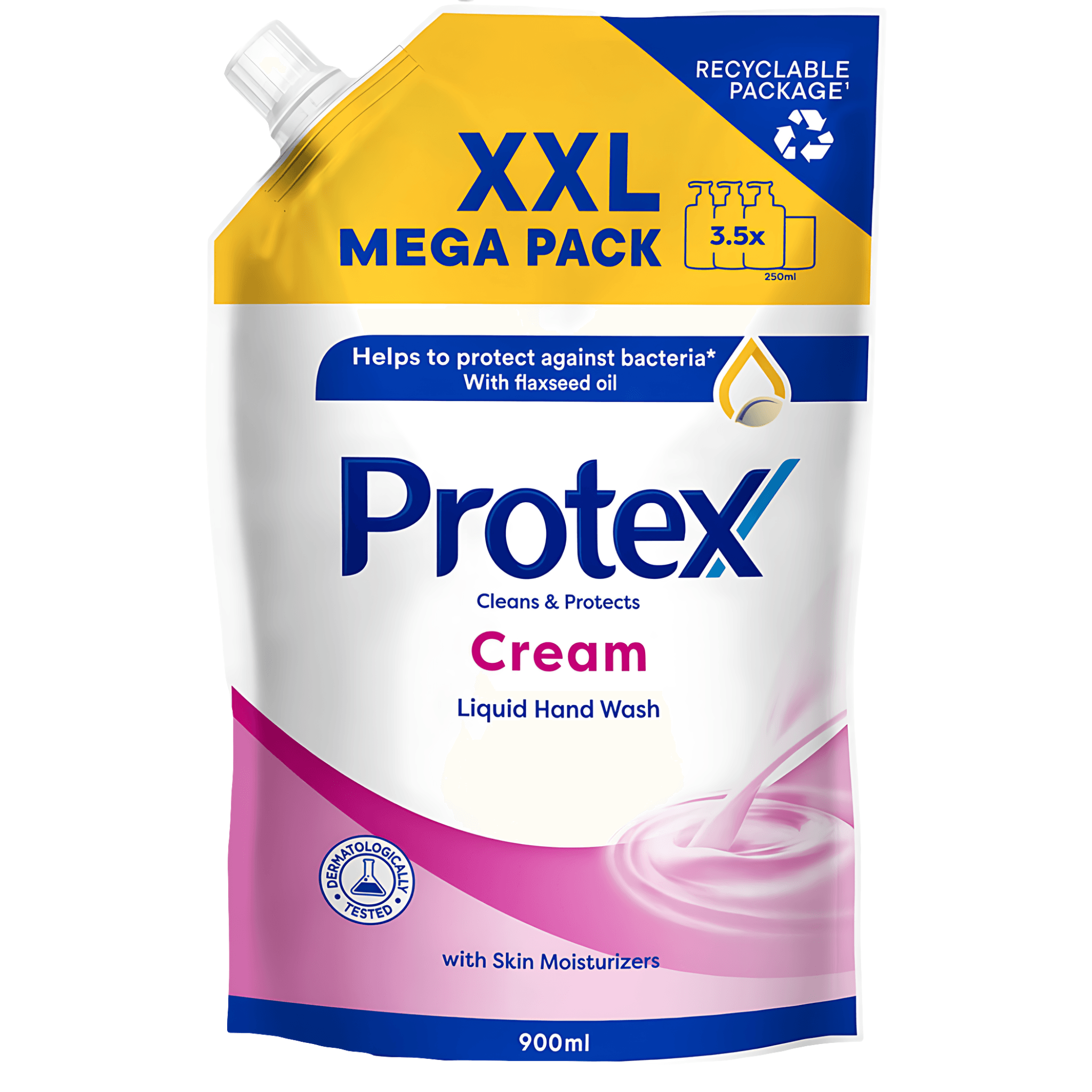 Rezerva sapun lichid Protex Cream, 900 ml