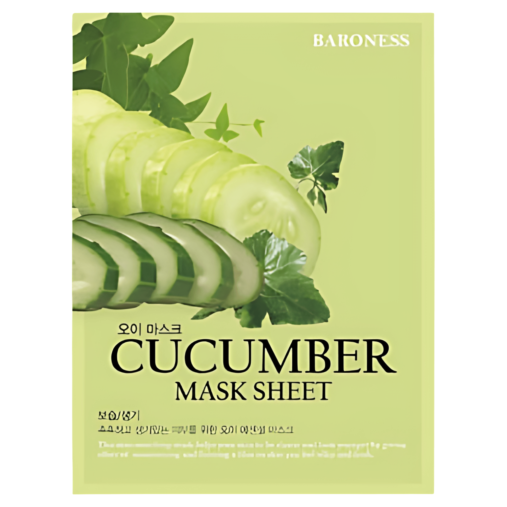 Masca servetel Baroness cu extract de castravete, 21 g