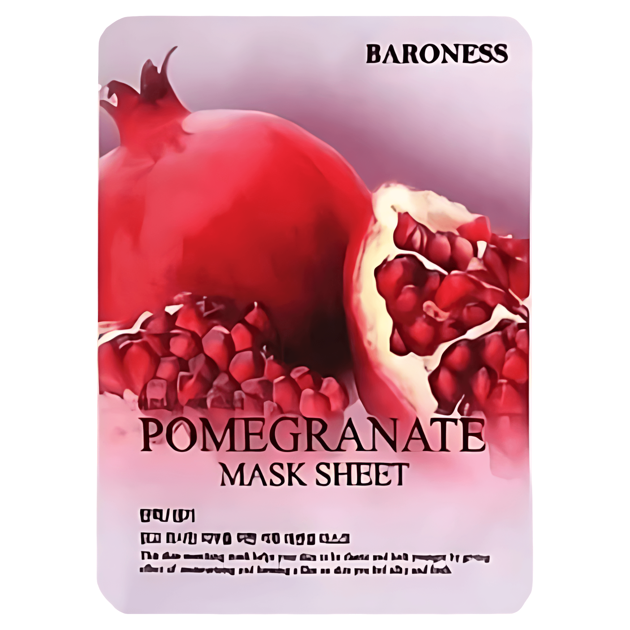 Masca servetel Baroness cu extract de rodie, 21 g