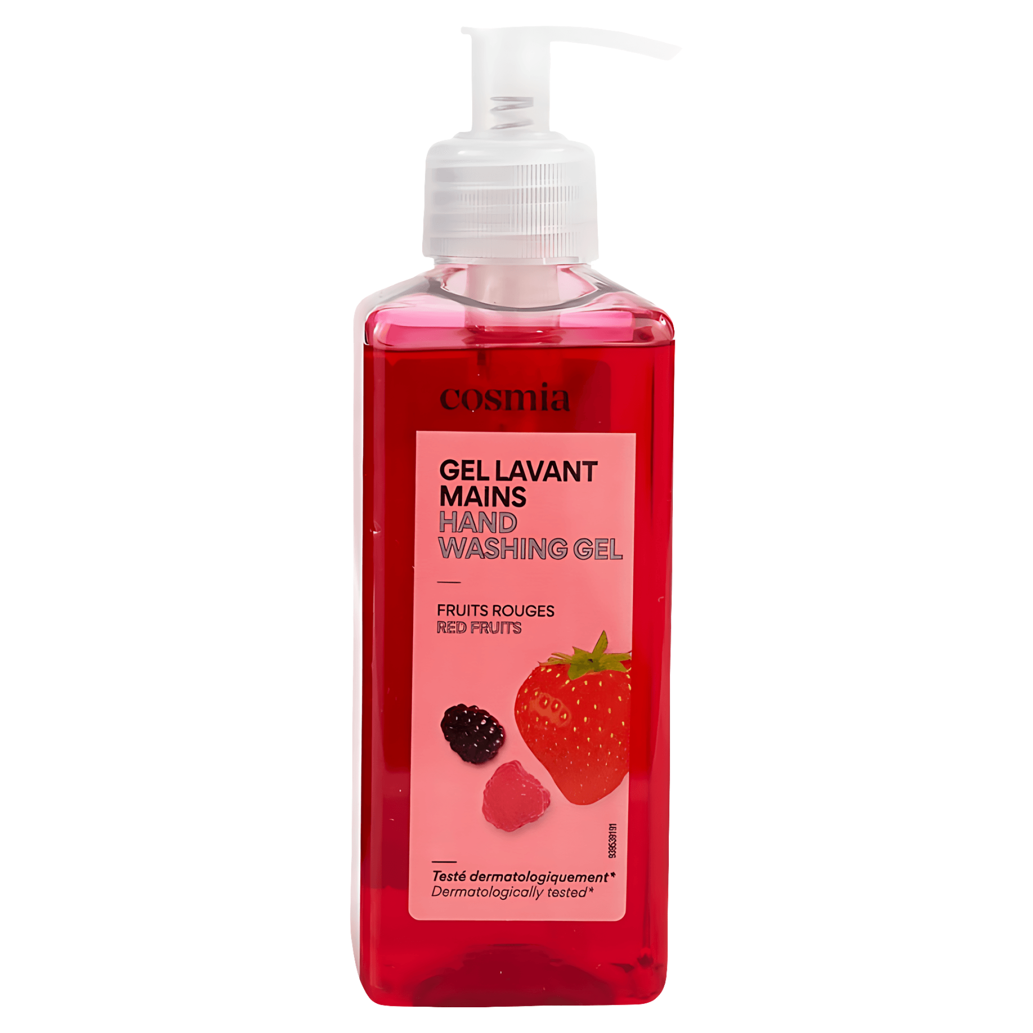 Sapun lichid Cosmia cu parfum de fructe rosii si textura de gel 300ml