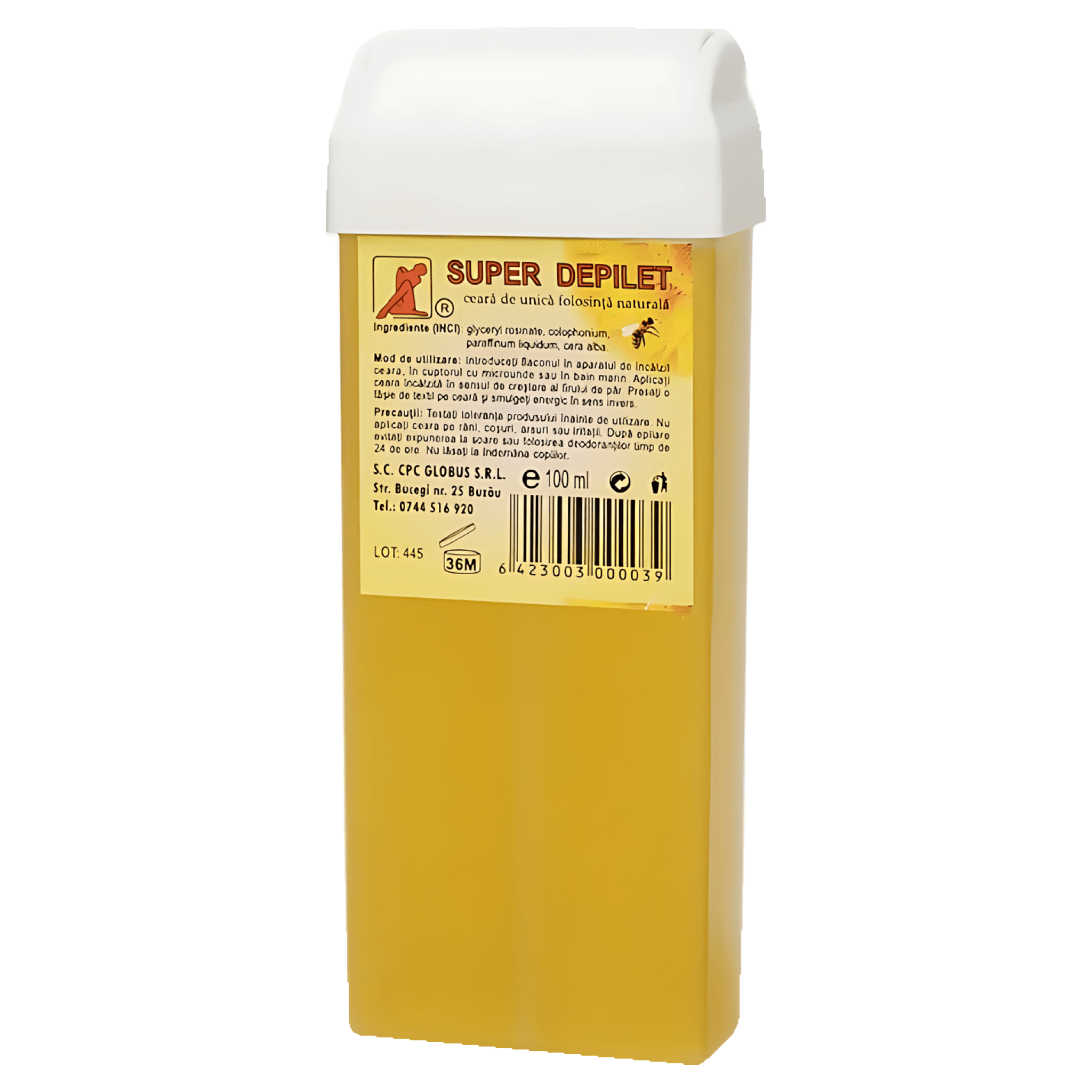 Ceara unica folosinta naturala Depilet, 100 ml