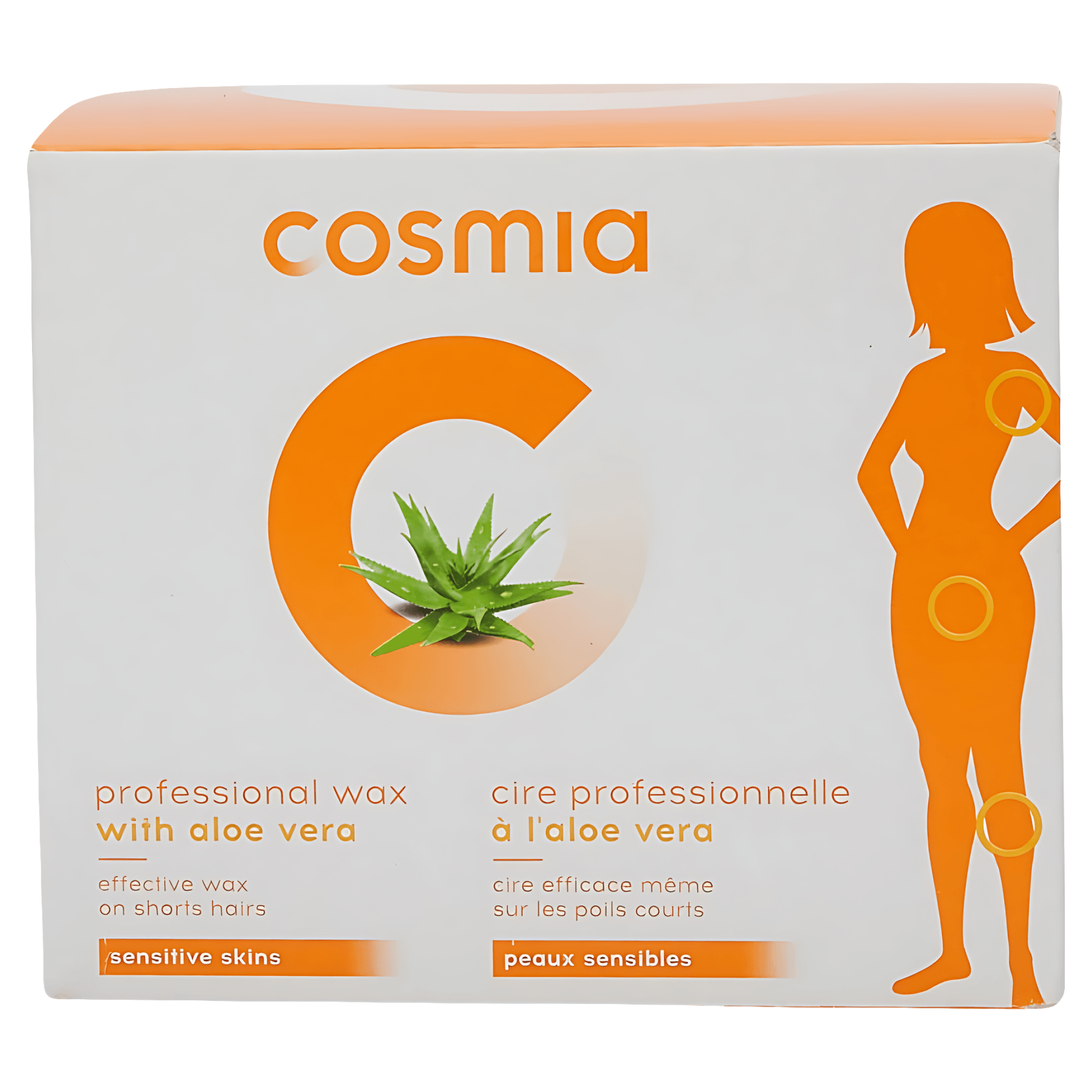 Ceara depilatoare Cosmia cu aloe vera 400 g