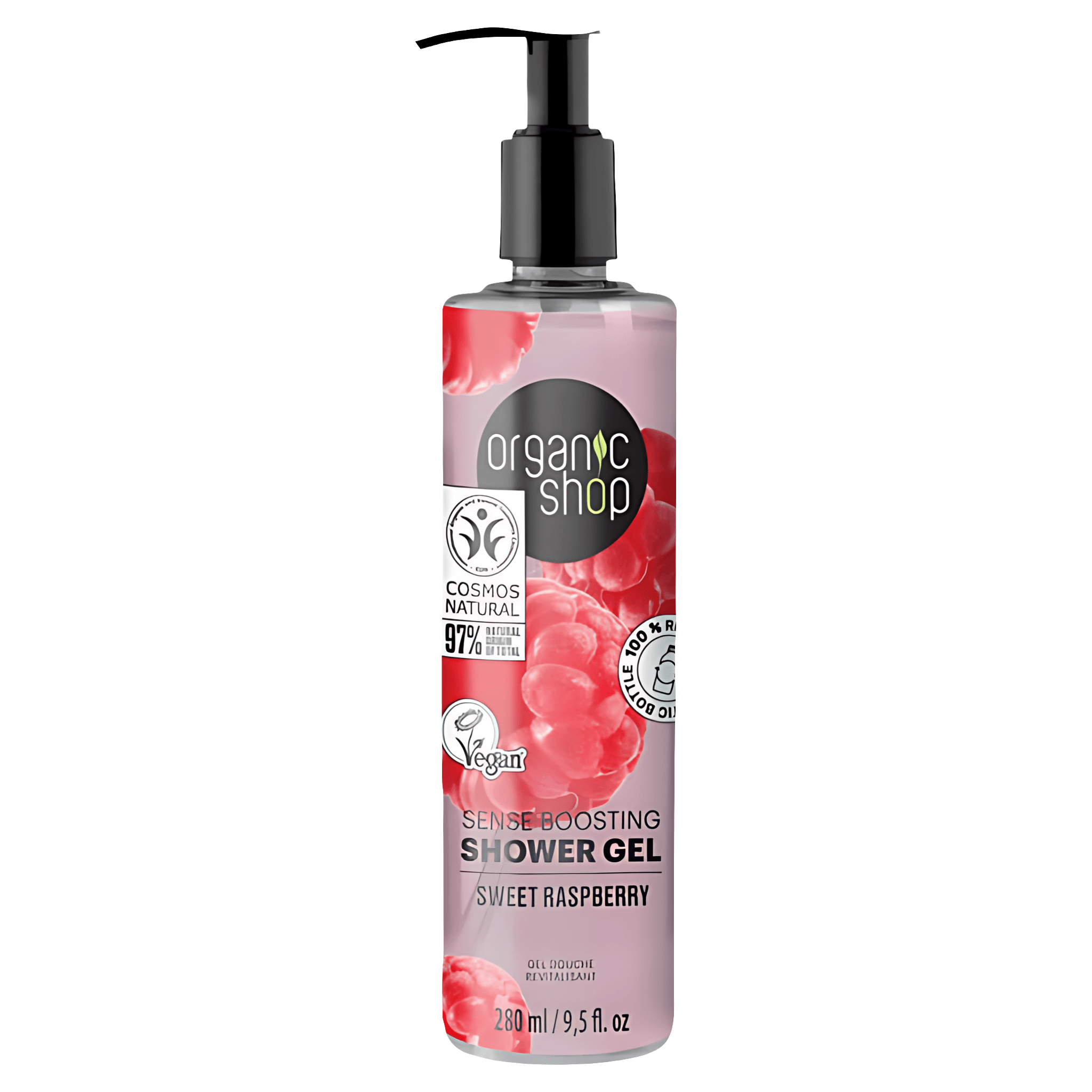 Gel de dus Organic Shop Sweet Strawberry, 250 ml