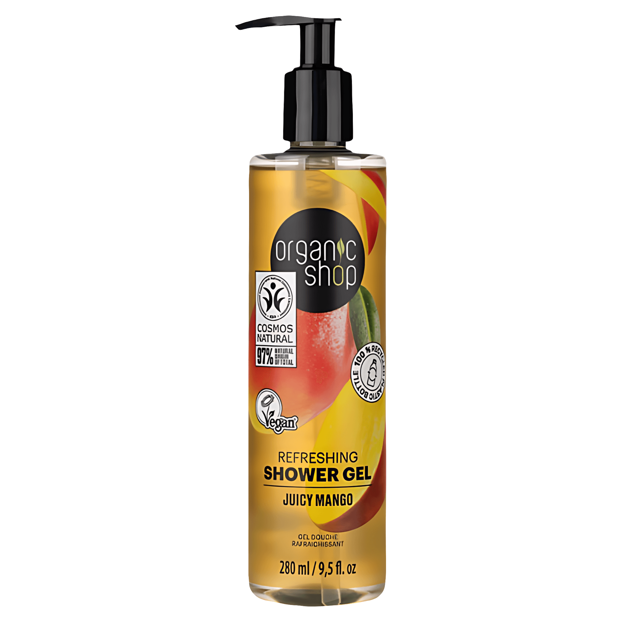Gel de dus Organic Shop Juicy Mango, 280 ml