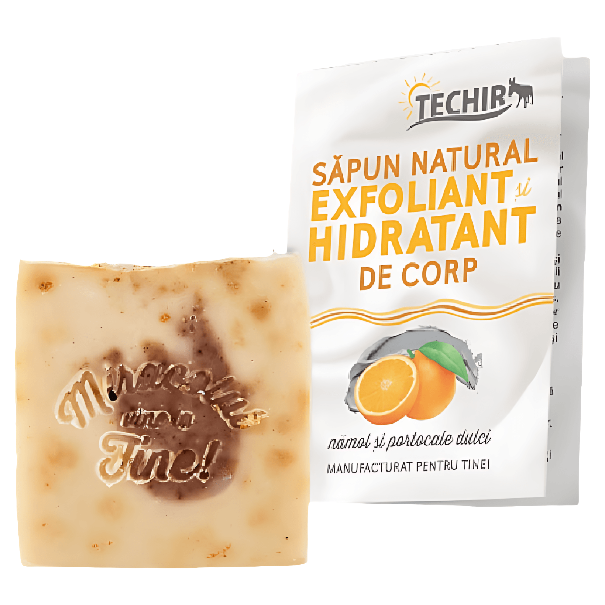 Sapun natural exfoliant si hidratant pentru corp, 110g