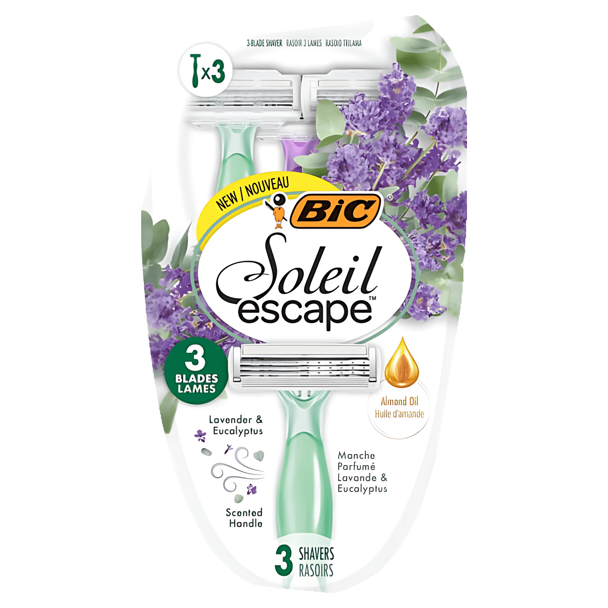 Aparat de ras BIC Soleil Escape Blister 3