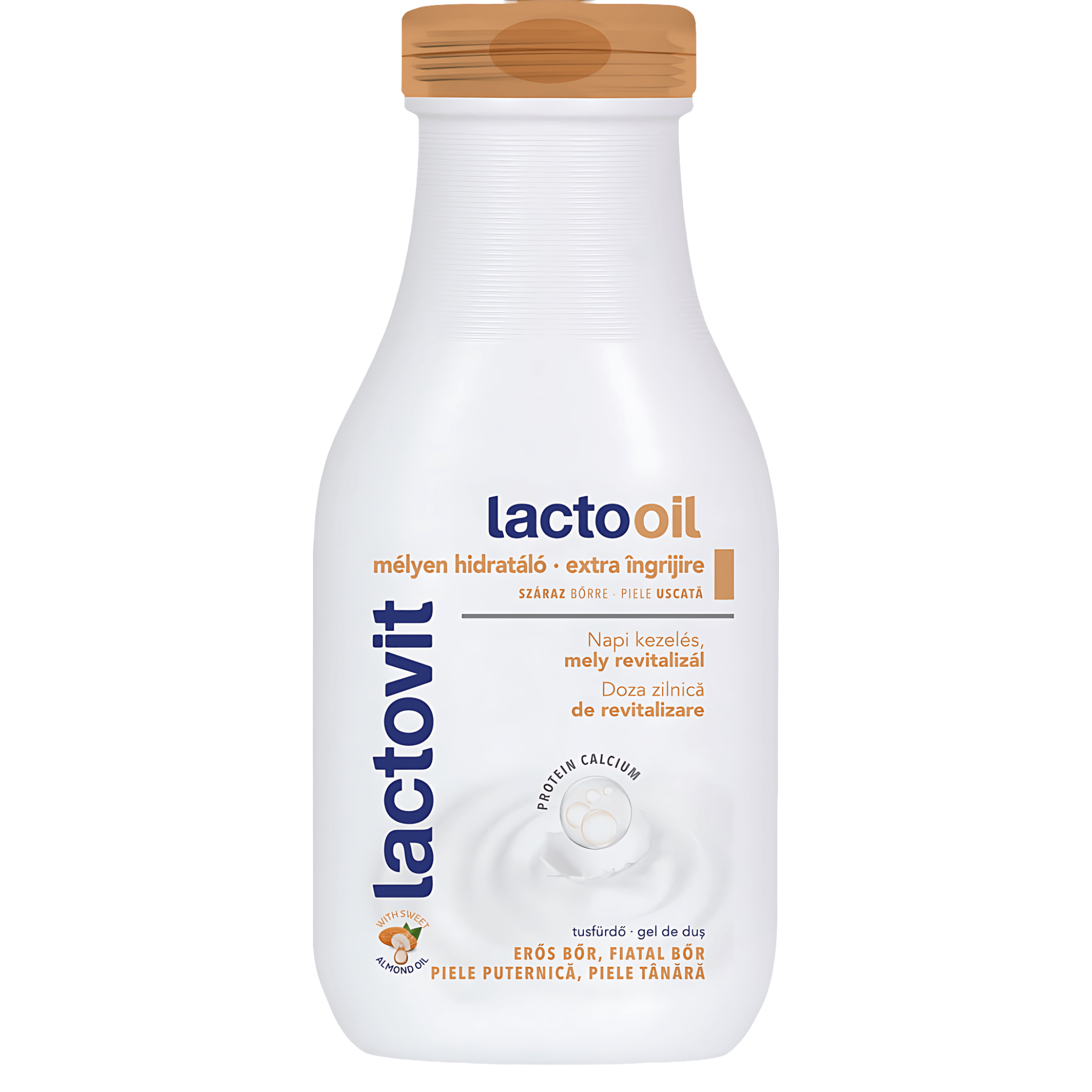 Gel de dus pentru pielea uscata Lactovit Lactooil, 300 ml