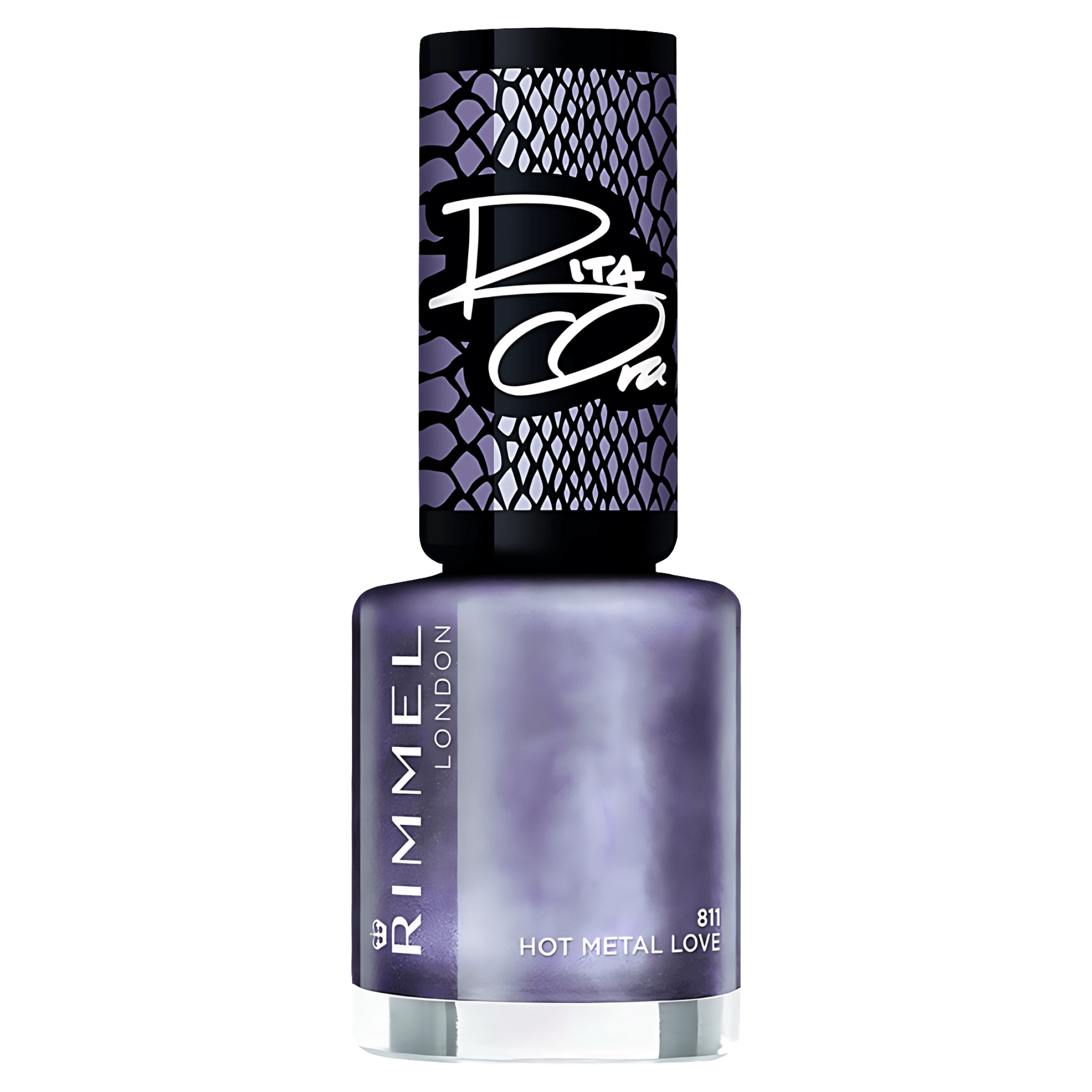 Lac de unghii Rimmel London 60 Seconds Shine, 811 Hot Metal Love, 8 ml