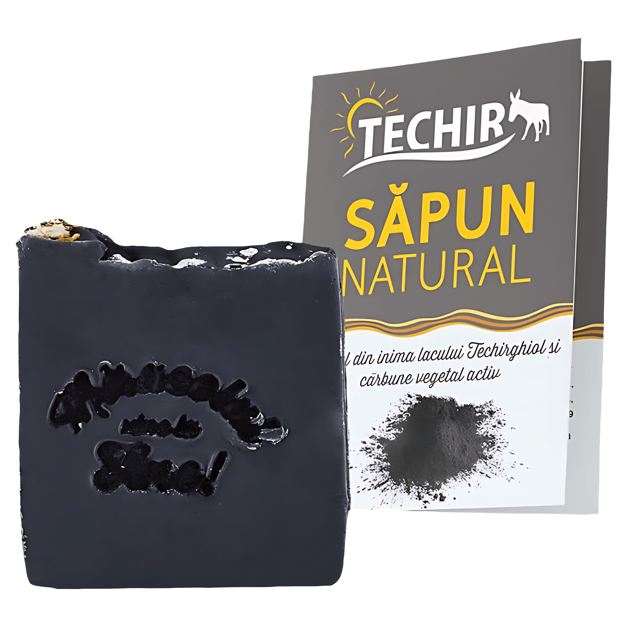 Sapun natural cu namol si carbune activ vegetal, 110g