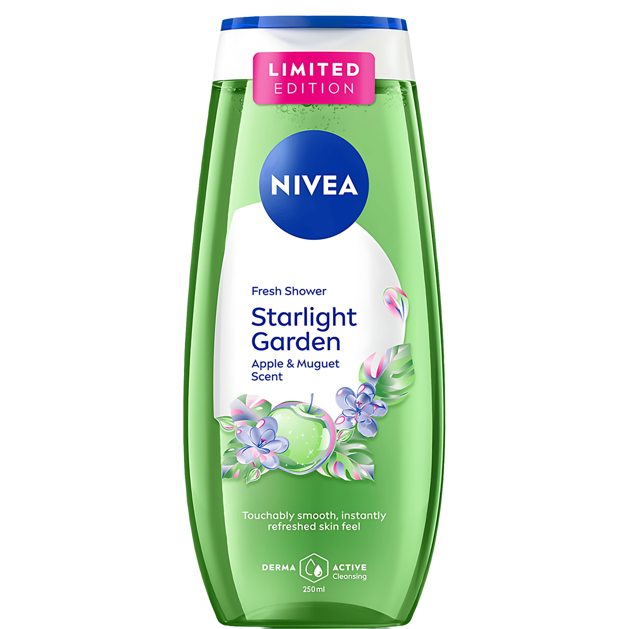 Gel de dus Nivea Starlight Garden Apple & Muguet, 250 ml