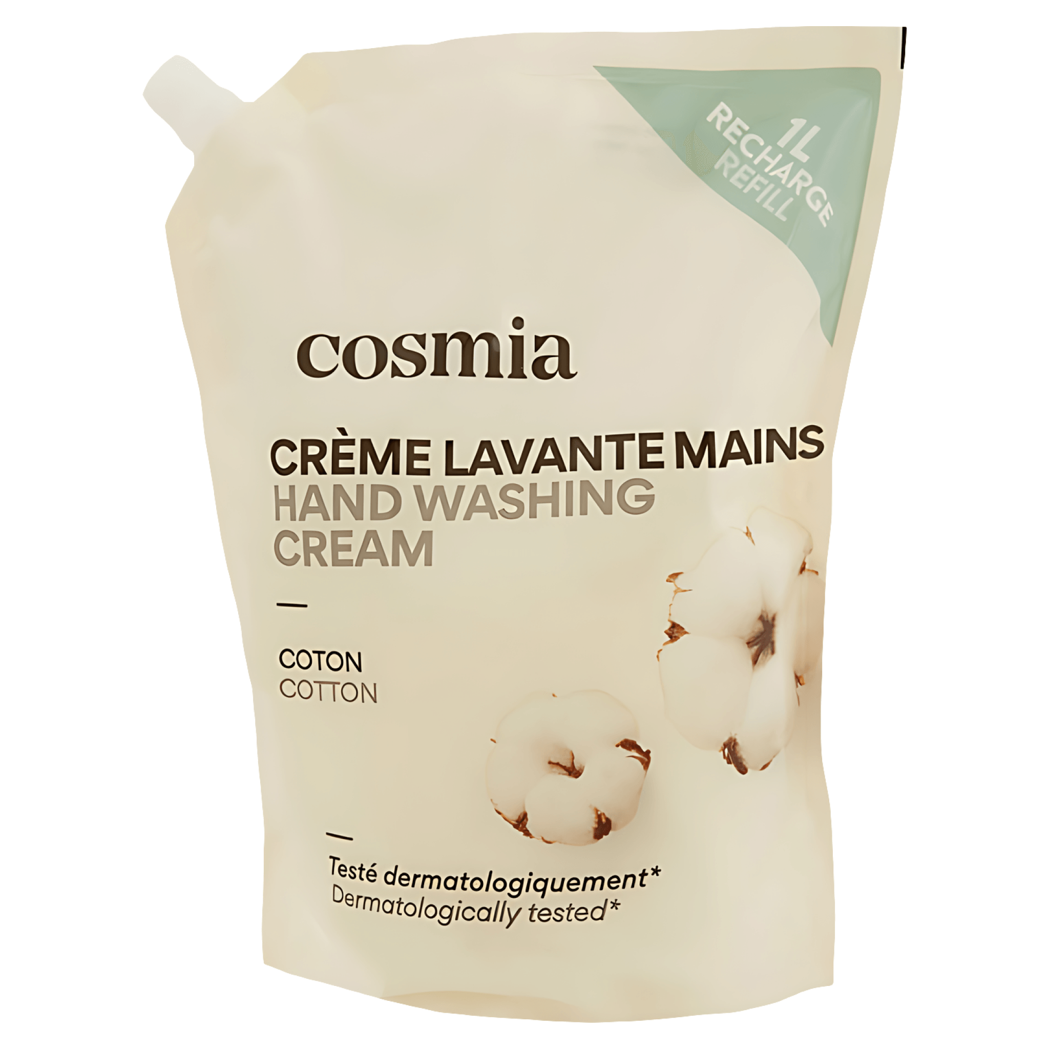 Rezerva sapun lichid Cosmia, floare de bumbac, 1 l