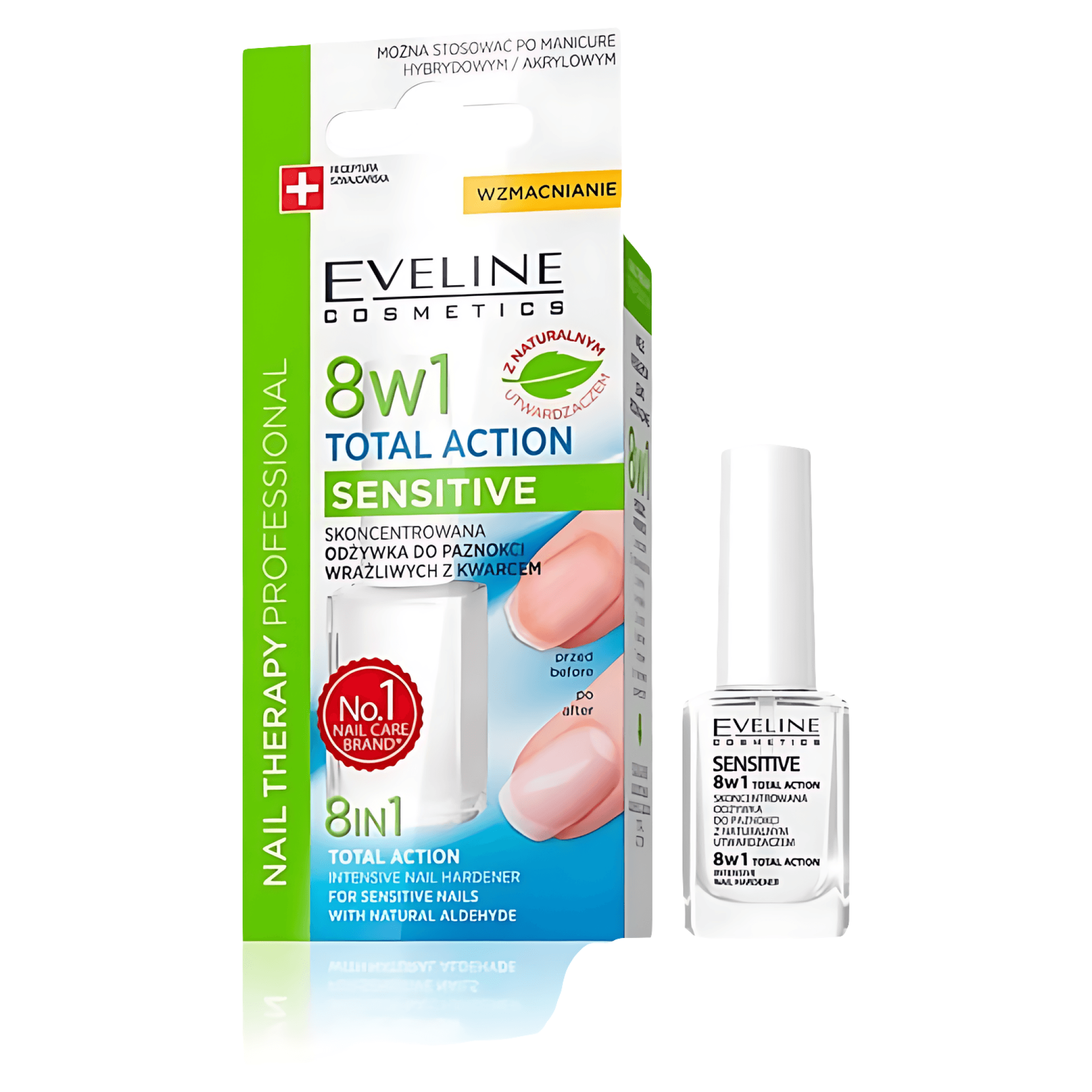 Tratament unghii sensitive 8in1 Eveline, 12ml