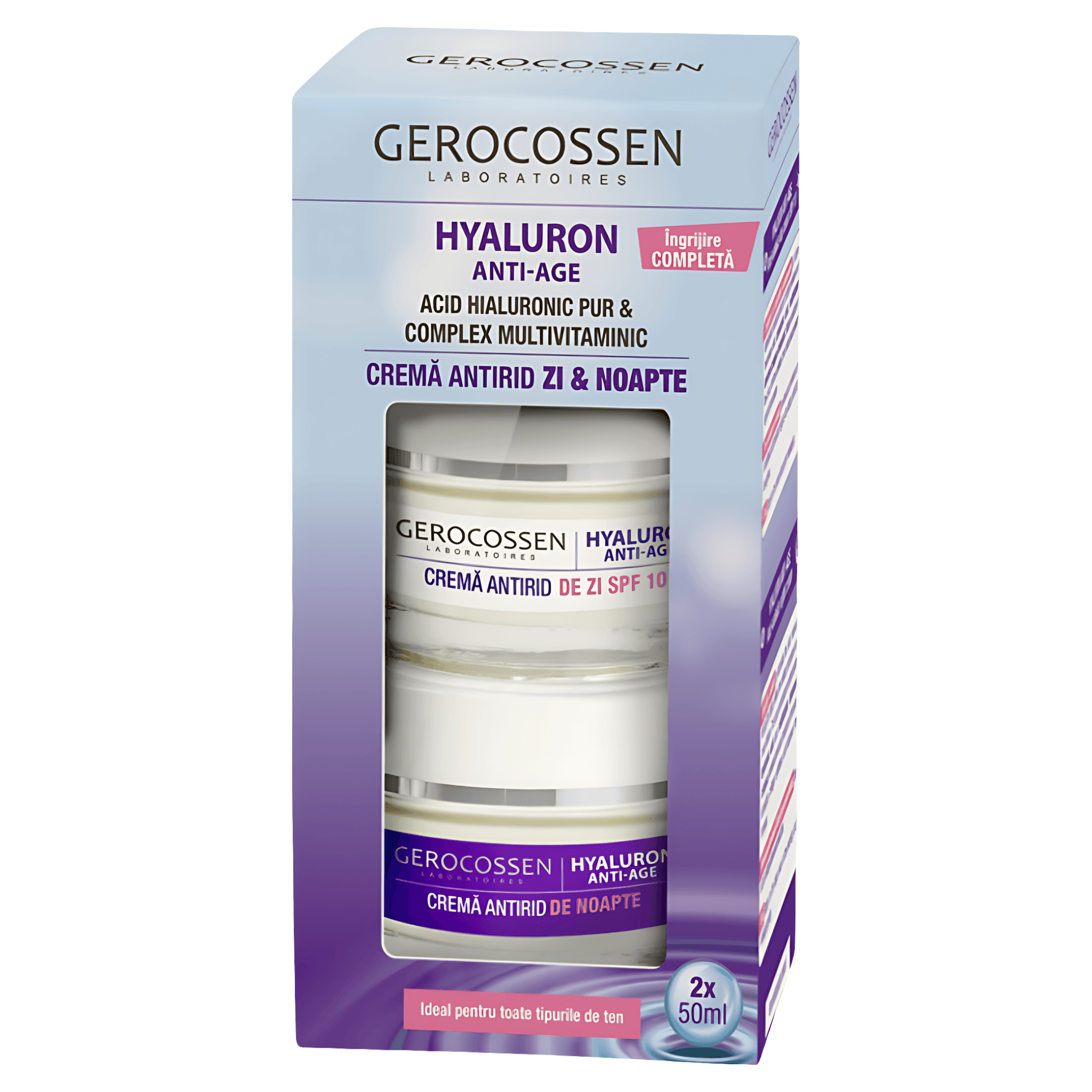 Set crema antirid Gerocossen de zi si de noapte