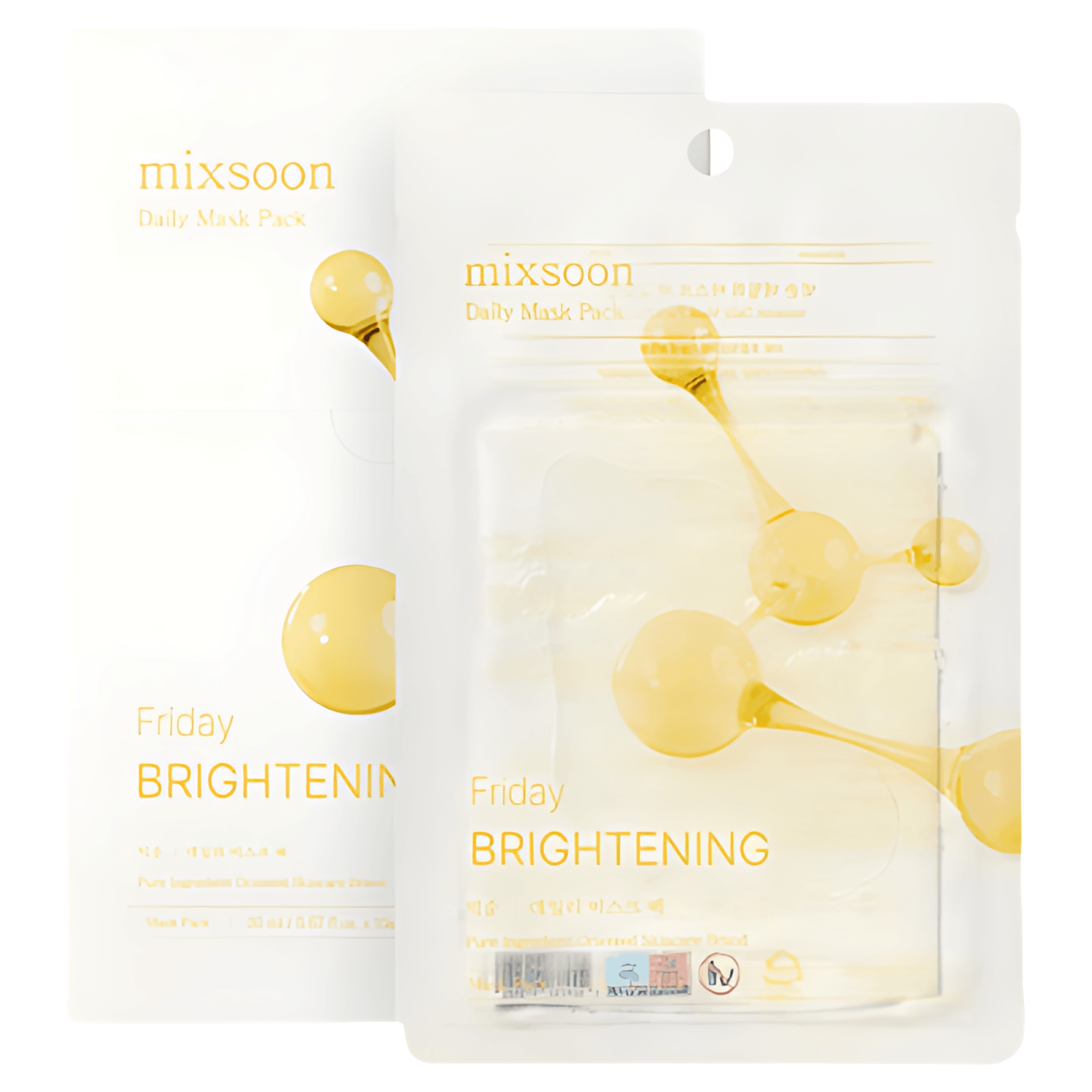Masca servetel iluminanta Mixsoon Vineri, 20 ml