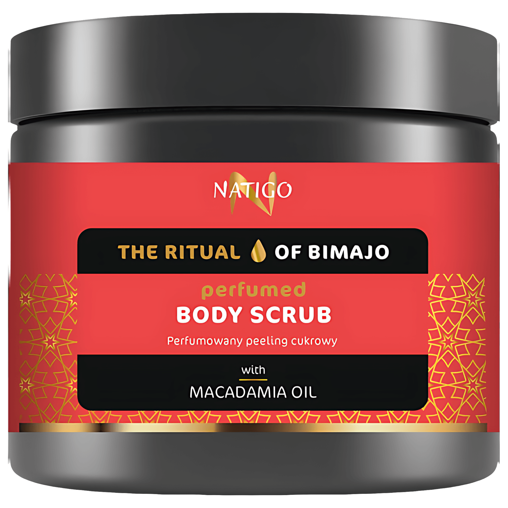 Scrub corporal cu ulei de macadamia Natigo The Ritual Of Bimajo, 650 ml