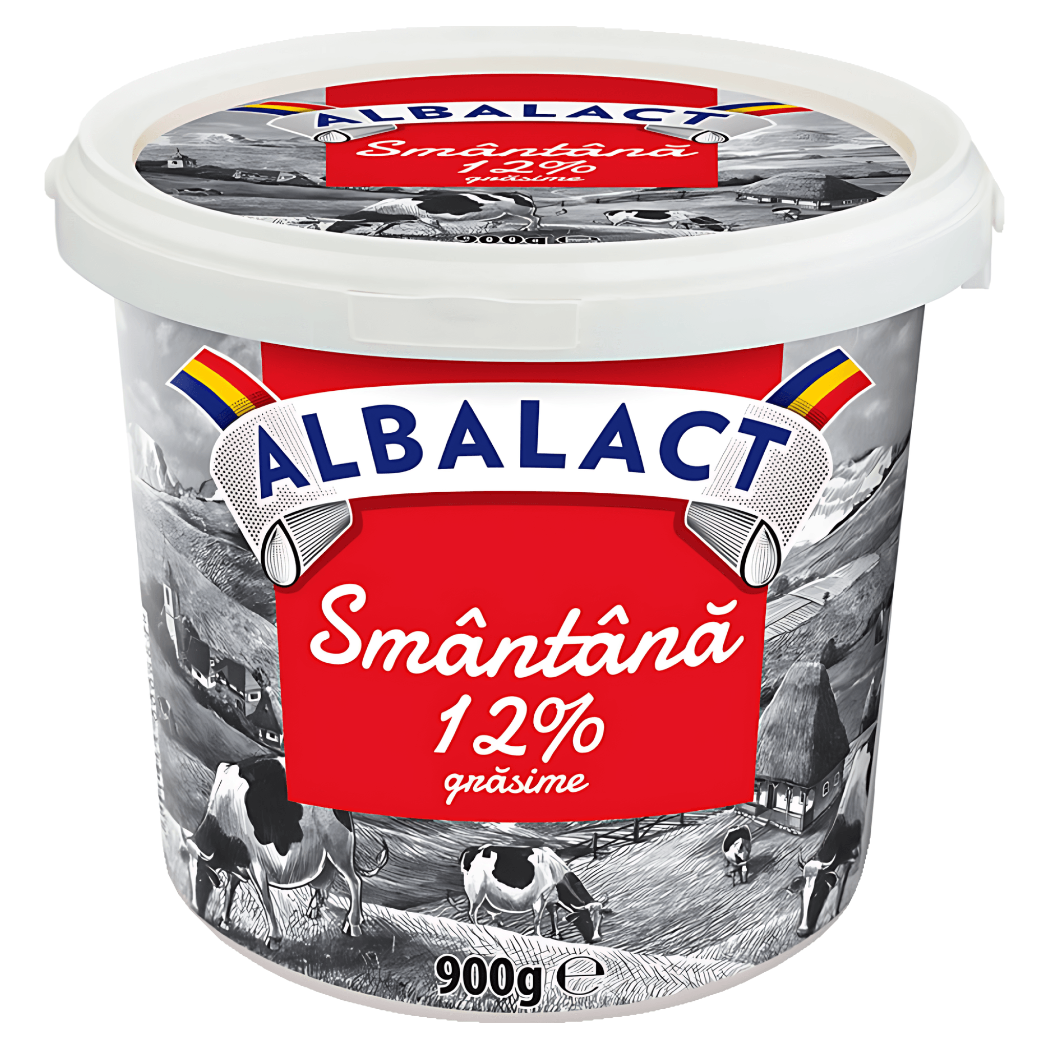Smantana de consum Albalact, 12% grasime, 900 g