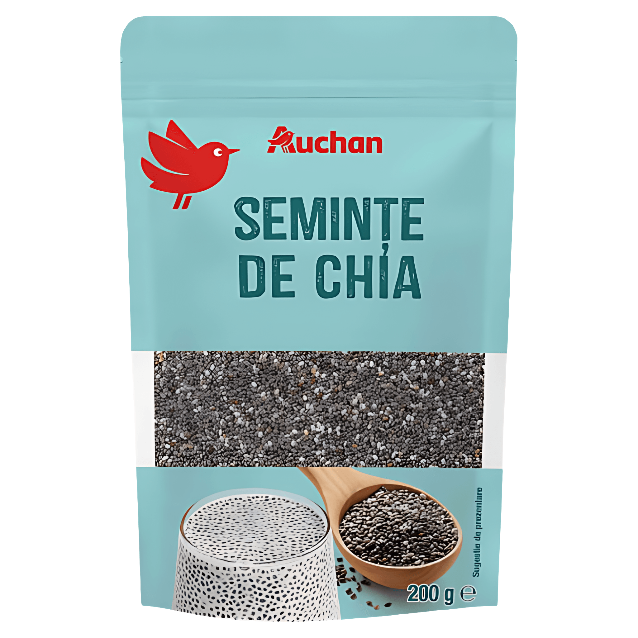 Seminte de chia Auchan, 200 g