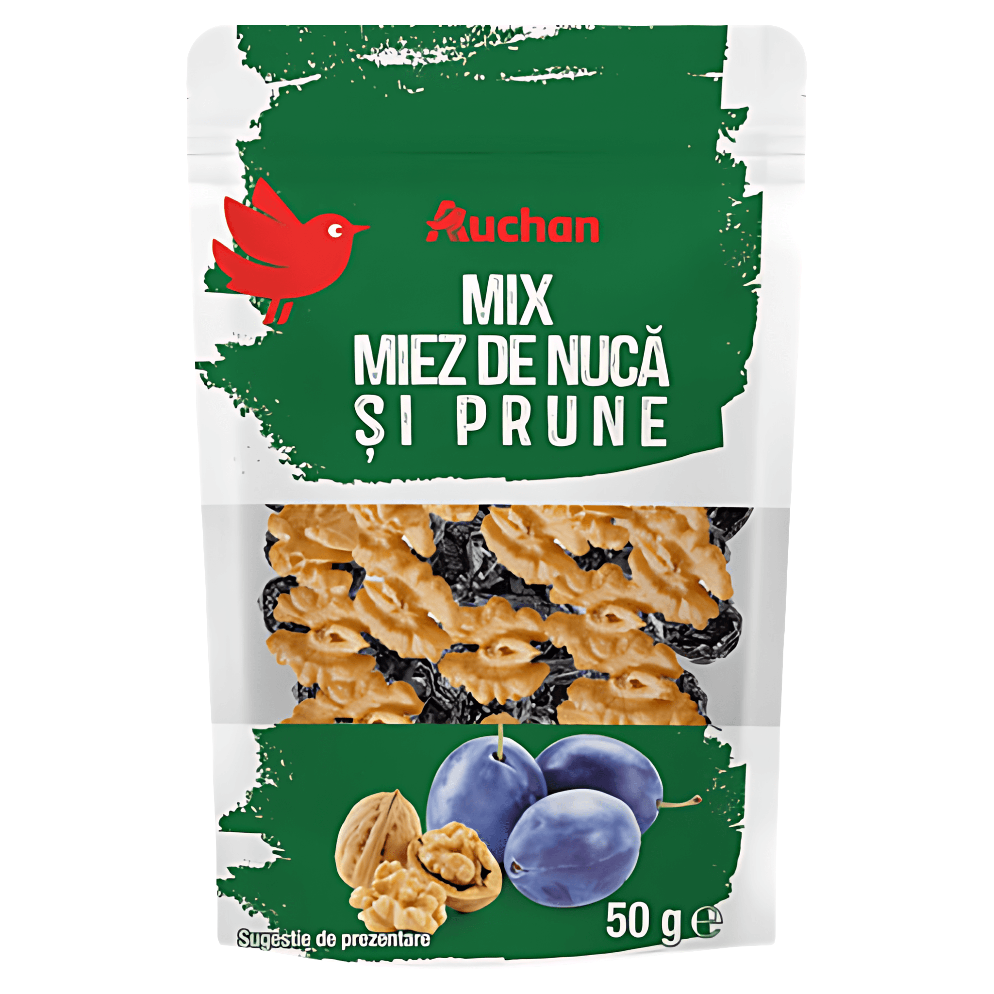 Mix de miez de nuca si prune Auchan, 50 g