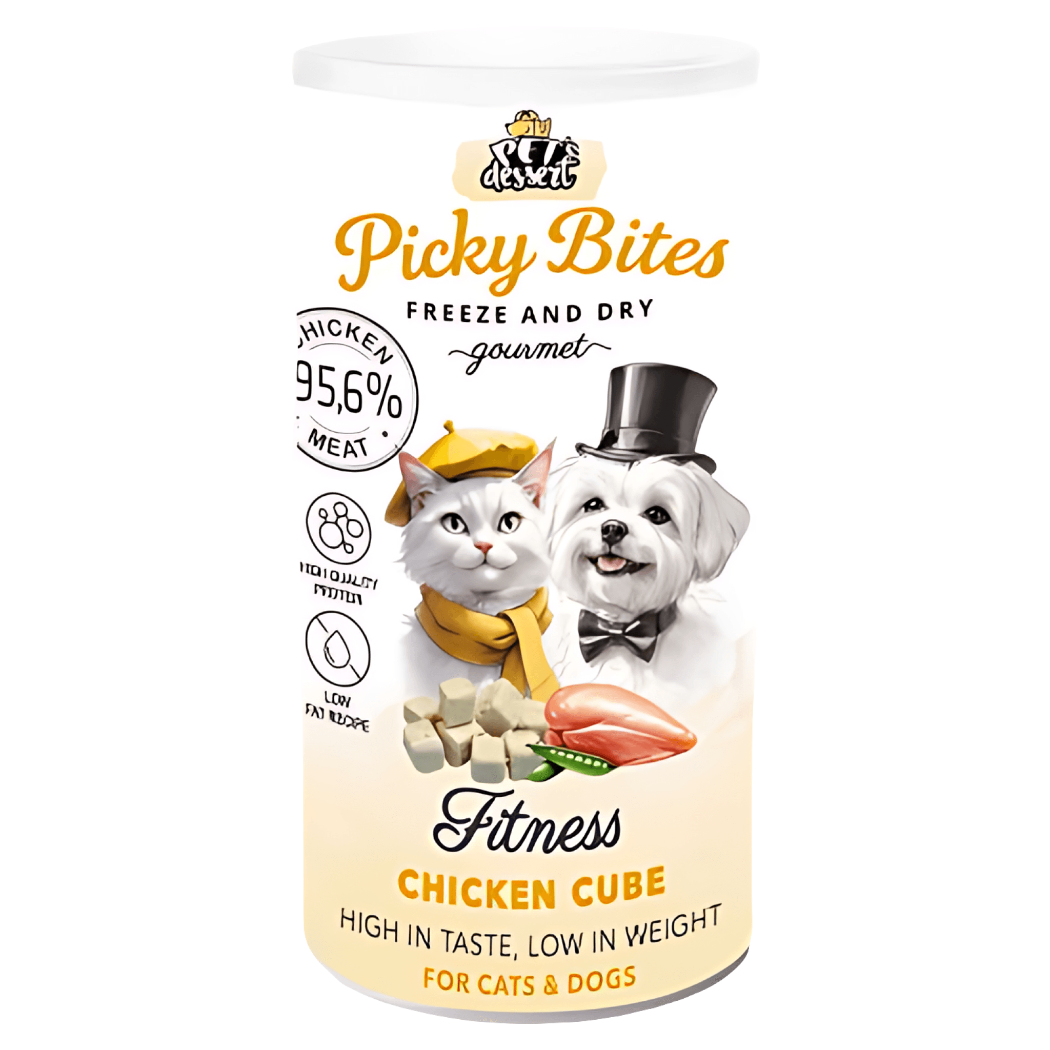 Recompense pentru pisici Pet's Dessert Picky Bites, pui, 30 g